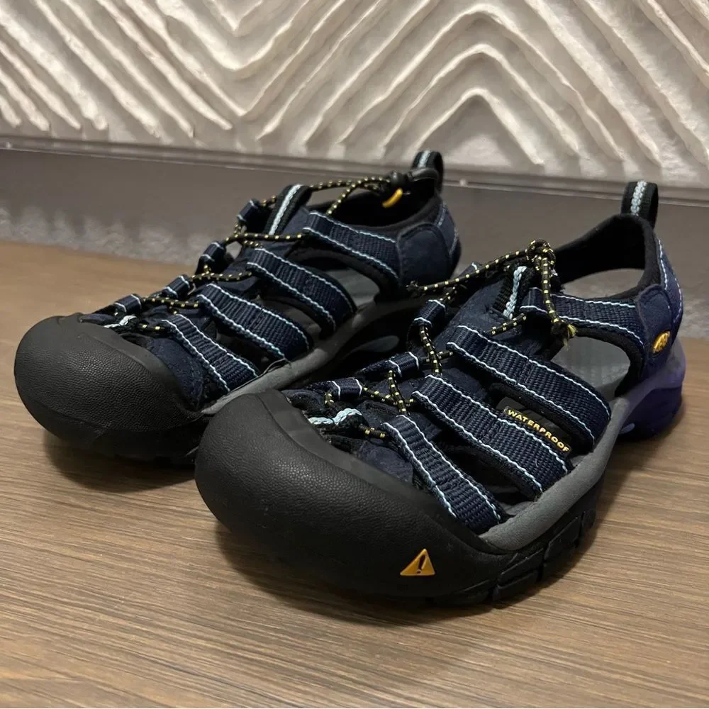 Keen Newport H2 Hiking Walking Water Bungie Sandals Navy Blue 5 35 3